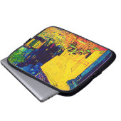 Vincent Van Gogh - Café Terrasse am Pop Art Laptopschutzhülle (Vorne Knopf)