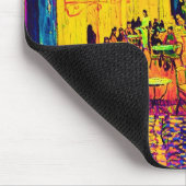 Vincent Van Gogh - Café Terrasse am Pop Art Mousepad (Ecke)
