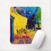 Vincent Van Gogh - Café Terrasse am Pop Art Mousepad (Mit Mouse)