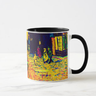 Vincent Van Gogh - Café Terrasse am Pop Art Tasse