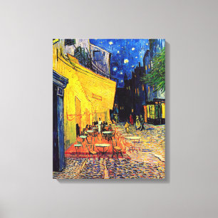 Vincent Van Gogh - Café-Terrasse bei Nacht Fine Ar Leinwanddruck