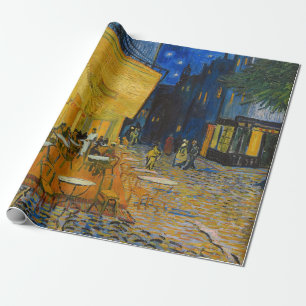 Vincent van Gogh - Café-Terrasse bei Nacht Geschenkpapier