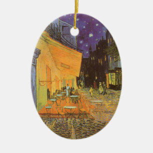 Vincent van Gogh - Café-Terrasse bei Nacht Keramik Ornament