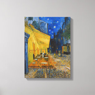 Vincent van Gogh - Café-Terrasse bei Nacht Leinwanddruck