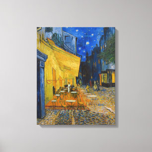 Vincent van Gogh - Café-Terrasse bei Nacht Leinwanddruck