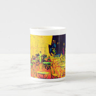 Vincent Van Gogh - Café-Terrasse bei Nacht Pop Art Porzellantasse