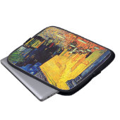 Vincent Van Gogh - Café Terrasse Laptopschutzhülle (Vorne Knopf)