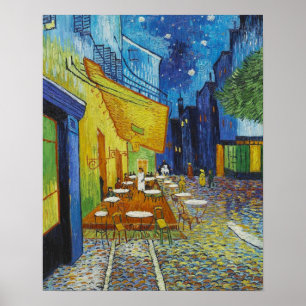 Vincent van Gogh, Cafè Terrasse nachts Poster