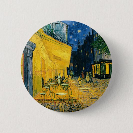 Vincent van Gogh | Cafe Terrasse, Place du Forum Button (Vorderseite)