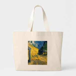 Vincent van Gogh Cafe Terrasse, Place du Forum Jumbo Stoffbeutel