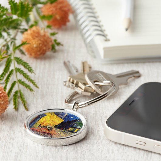 Vincent Van Gogh - Café Terrasse Schlüsselanhänger (Seite)