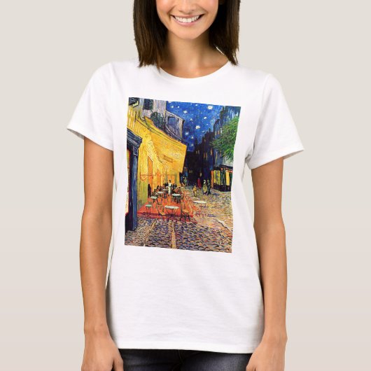 Vincent Van Gogh - Café Terrasse T-Shirt (Vorderseite)