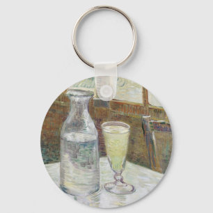 Vincent Van Gogh Cafétisch mit Absinth Schlüsselanhänger