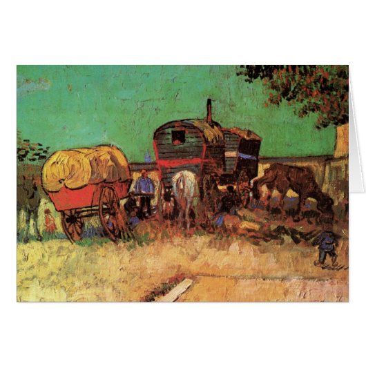 Vincent van Gogh - Campingplatz der Sinti und Roma (Vorderseite (Horizontal))