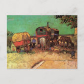 Vincent van Gogh - Campingplatz der Sinti und Roma Postkarte (Vorderseite)