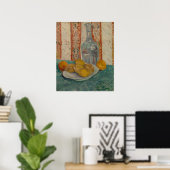Vincent van Gogh Carafe und Gerichte mit Zitrusfrü Poster (Heimbüro)