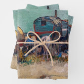 Vincent Van Gogh - Caravans, Sinti und Roma Camp b Geschenkpapier Set (Beispiel)