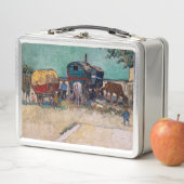 Vincent Van Gogh - Caravans, Sinti und Roma Camp b Metall Brotdose (Beispiel)