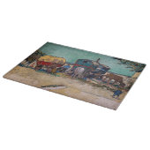 Vincent Van Gogh - Caravans, Sinti und Roma Camp b Schneidebrett (Ecke)