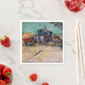 Vincent Van Gogh - Caravans, Sinti und Roma Camp b Serviette (Beispiel)