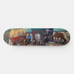 Vincent Van Gogh - Caravans, Sinti und Roma Camp b Skateboard