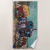 Vincent Van Gogh - Caravans, Sinti und Roma Camp b Strandtuch (Vorderseite)