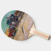Vincent Van Gogh - Caravans, Sinti und Roma Camp b Tischtennis Schläger (Seitenansicht)
