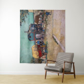 Vincent Van Gogh - Caravans, Sinti und Roma Camp b Wandteppich (Beispiel)