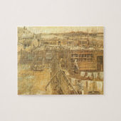 Vincent van Gogh - Carpenter's Yard and Wäsche Puzzle (Horizontal)