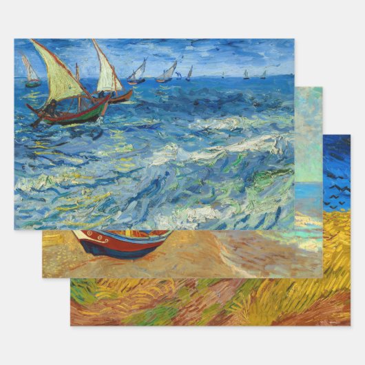 Vincent van Gogh Collection, Decoupage Geschenkpapier Set (Set)