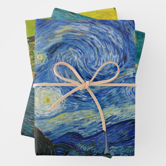 Vincent van Gogh Collection, Decoupage Geschenkpapier Set (Beispiel)