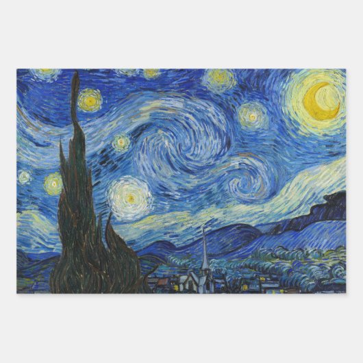 Vincent van Gogh Collection, Decoupage Geschenkpapier Set (Vorderseite)