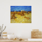 Vincent van Gogh Corn Harvest in der Provence Poster (Küche)