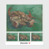 Vincent Van Gogh, Crab auf der Rückseite Aufkleber (Blatt)