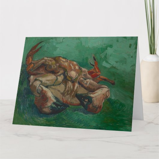 Vincent Van Gogh, Crab auf der Rückseite Karte (Vorderseite)
