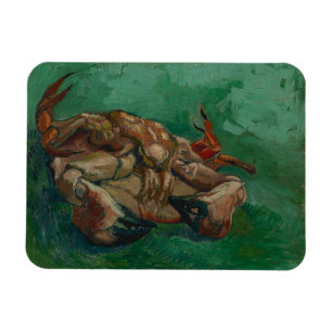 Vincent Van Gogh, Crab auf der Rückseite Magnet