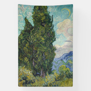 Vincent van Gogh - Cypresses Banner