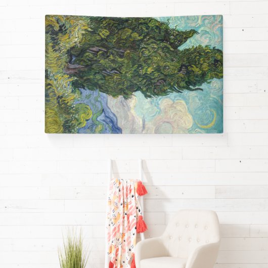 Vincent van Gogh - Cypresses Banner (InSitu)