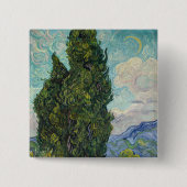Vincent van Gogh - Cypresses Button (Vorderseite)