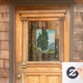 Vincent van Gogh - Cypresses Fensteraufkleber (Haustür)
