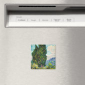 Vincent Van Gogh Cypresses Fine Art Art Magnet (In Situ (Geschirrspüler))