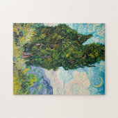 Vincent Van Gogh Cypresses Fine Art Art Puzzle (Horizontal)