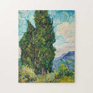 Vincent Van Gogh Cypresses Kunstmuseum Puzzle