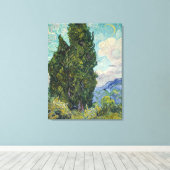 Vincent van Gogh - Cypresses Leinwanddruck (Insitu (Holzboden))