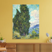 Vincent van Gogh - Cypresses Leinwanddruck (Insitu (Wohnzimmer))