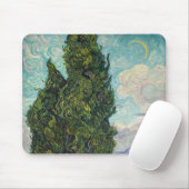 Vincent van Gogh - Cypresses Mousepad (Mit Mouse)