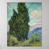 Vincent van Gogh - Cypresses Poster (Vorne)