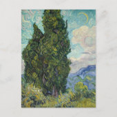 Vincent van Gogh - Cypresses Postkarte (Vorderseite)