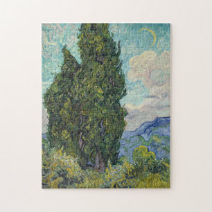 Vincent van Gogh - Cypresses Puzzle
