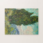 Vincent Van Gogh Cypresses Puzzle (Horizontal)